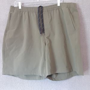 Gap Fit Shorts Men's Extra Large Green Drawstring Pockets 2086